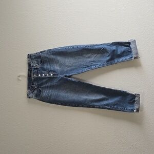 Lucky Brand High Rise Mom Jean Drew